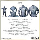 ブラック スパイダーマン 02 服 分離式 ゼンタイ フェイスマスク Zentai ヒーロー アメコミ 股間ファスナー付 覆面 全身タイツ ボディースーツ 大人用 仮装 コスチューム 衣装 cosplay ハロウィン GT-LINE Favolic 2