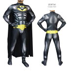 Zentai Gray マント付 バットマン ヒーロー アメコミ ゼンタイ ファスナー付き 黒 全身タイツ ボディースーツ BatMan コスプレ 大人用 仮装 コスチューム 衣装 cosplay ハロウィン GT-LINE Favolic