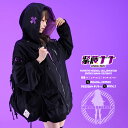 【最短即日出荷】ユニセックス 男女兼用 ビッグシルエット*Favoriteオリジナル*紫藤ナナさんコラボグッズ 紫藤ナナ(とオシャレに)なりきりパーカー