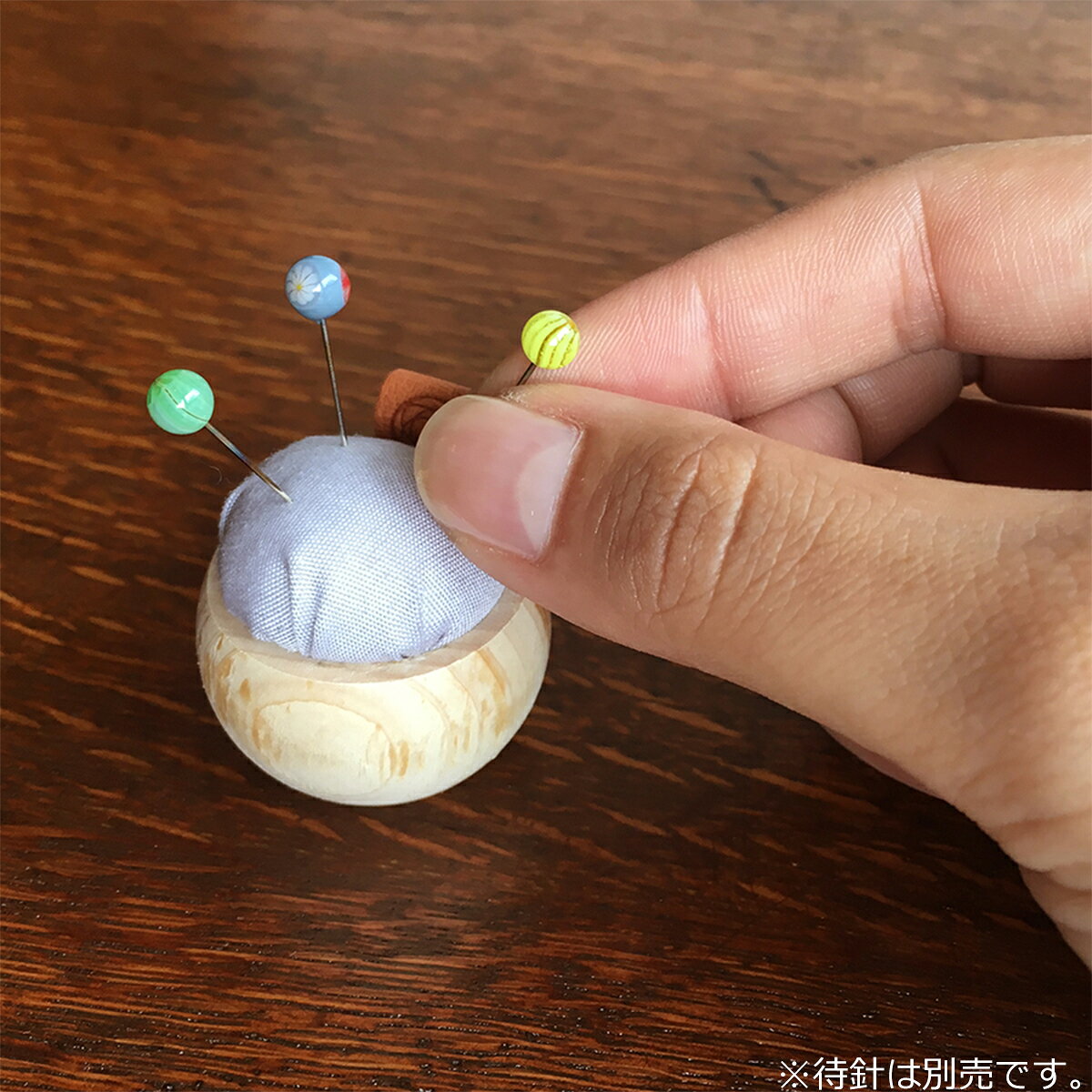 Cohana コハナ ヒノキのピンクッション 播州織 針刺し ピンクッション 針やすめ かわいい 日本製 Made in Japan KAWAGUCHI 針山 手芸 裁縫道具 favoritestyle-10004244 FavoriteStyle〜キッチン・雑貨〜 サンプル画像2