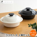 野田琺瑯 鍋 ココナベ 個々鍋 小 2個セット 19cm 蓋付き ここなべ 琺瑯鍋 ホーロー鍋 万能鍋 直火対応 ガス火対応 IH対応 1人用 日本製