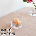 【クーポン対象 7/28 10:59まで】 花瓶 割れない 軽い 割れない花瓶 小さい フラワーベース 保存容器 高さ 10cm 直径 10cm ポリカーボネート PC straight-R CLAY クレイ