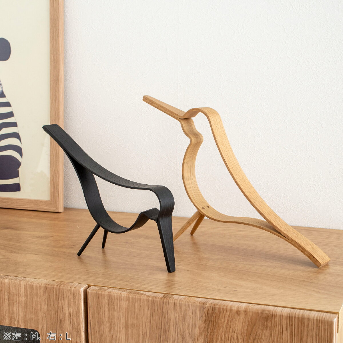COOEE Design クーイーデザイン バード Woody Bird L インテリア 鳥 オブジェ 木製 ウッディ バード 北欧 【 日本正規代理店品 】