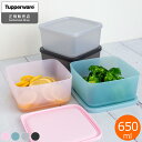 タッパーウェア Tupperware キュービックス スクエア 650ml 保存容器 密封 タッパー 食洗機対応 四角 ストッカー 10年保証