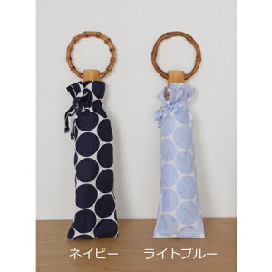 日傘SURMER/シュールメールすかし水玉コットン竹輪っか長傘折りたたみ傘日本製紫外線防止