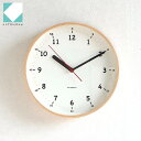 加藤木工 カトモク 掛け時計 KATOMOKU plywood wall clock 10 ナチュラル 掛時計 木製 はじめての時計 キッズ スイープムーブメント 日本製 KM-76N インテリア 壁掛け 壁掛け時計 音がしない 静か 静音 見やすい 小さめ 25cm リビング