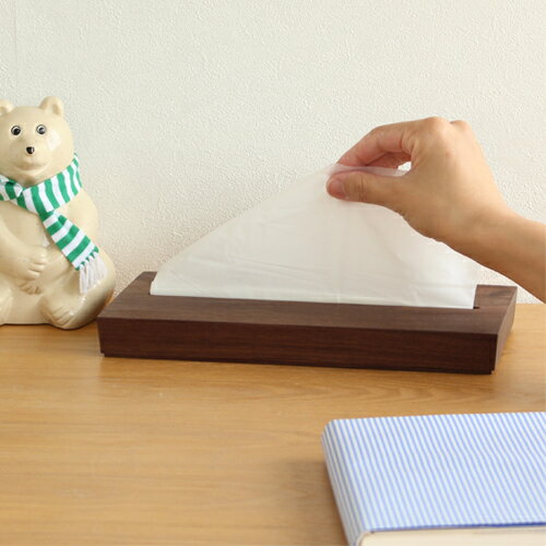 みはたや ティッシュボックス S ウォルナット 木製 薄型 ティッシュケース ティッシュカバー 贈り物家具 mihataya 日本製