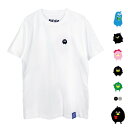 なぞっピチ Tシャツ 刺繍 ワンポイント 選べる8種 かわいい キャラクター ユニセックス 半袖 なにこれ?と注目の的!友達・親子・カップルでお揃いも◎ スミ ブルウ グリ オニ うる&るる モモ でっか ファボリットスタイル Favorito-style Laboratory