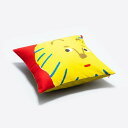 日本製 クッションカバー 45×45cm クッション カバー ライオン|Bタイプ|アーティスト おくまゆみ|オックスコットン 綿 コットン FAVORRIC フ...