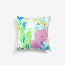 日本製 クッションカバー 45×45cm クッション カバー teaparty-litho|アーティスト 松本沙希|オックスコットン 綿 コットン FAVORR...