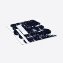 日本製 リネンキッチンクロス キッチンクロス リネン Linen with ink 4|アーティスト Chappy|石部奈々美|国産リネン 近江麻 Linen ...