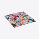 日本製 リネンキッチンクロス キッチンクロス リネン Linen Overlap of paint (dot3)|アーティスト 山口聡一|国産リネン 近江麻 L...