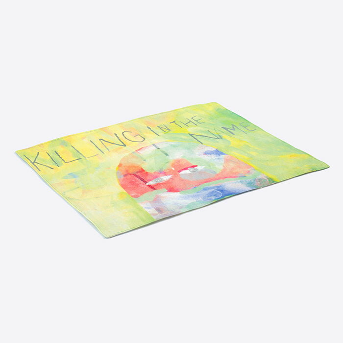 日本製 リネンランチョンマット ランチョン マット 洗える Linen ON MARS｜Aタイプ｜アーティスト 千野六久｜国産リネンキャンバス 近江麻 Linen FAVORRIC フェイバリック おしゃれ リネン キッチン 速乾 高級 天然素材 アート ランチョン リバーシブル