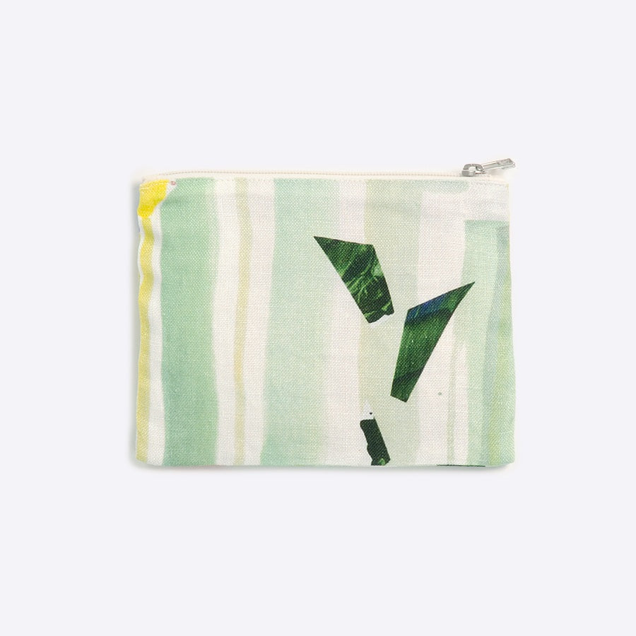 日本製 ポーチ 小物入れ フラットポーチ ドローイング｜アーティスト　内田恵｜国産リネンキャンバス 近江麻 Linen FAVORRIC フェイバリック コスメポーチ カード入れ 小さめ おしゃれ トラベルポーチ フラット マチなし マチ無し コスメ 国産 favorric-10004070 FAVORRIC〜「アートと暮らす。」〜 サンプル画像2