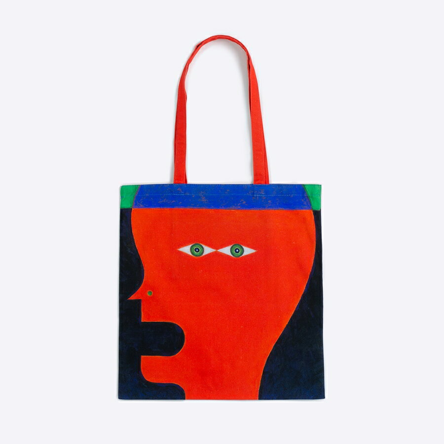 乐天商城 - 日本製 トートバッグ エコバッグ a4 布 綿100% tote bag フラットサブバッグ | head｜アーティスト　前田裕｜オックスコットン 綿 コットン FAVORRIC フェイバリック 折りたたみ ポケット付き おしゃれ