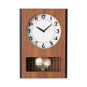 シャンブル 振り子時計 CHAMBRE BC PENDULUM CLOCK WALNUT CH-051WN 静か 音がしない 木製 クロック 壁掛け時計 おしゃれ 壁掛け時計 静音 兼用 レトロ モダン 振り子 日本製 置き時計 スクエア型 ウッド ウォールクロック インテリア アンティーク 新生活 引っ越し