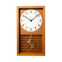 シャンブル CHAMBRE LATTICE PENDULUM CLOCK CAFE BROWN CH-058CB 静か 音がしない 木製 クロック 壁掛け時計 おしゃれ 壁掛け時計 静音 兼用 レトロ モダン 和風 振り子時計 置き時計スクエア型 振り子 日本製 和風 ウッド ウォールクロック インテリア アンティーク