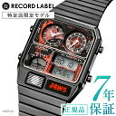 CITIZEN RECORD LABEL ANA-DIGI TEMP JG2138-60Z UNIVERSAL 限定モデル アナデジテンプ JAWS ジョーズ モデル シチズン レコードレーベル シチズン アナデジ デジタル アナログ クロノグラフ 限定モデル200本