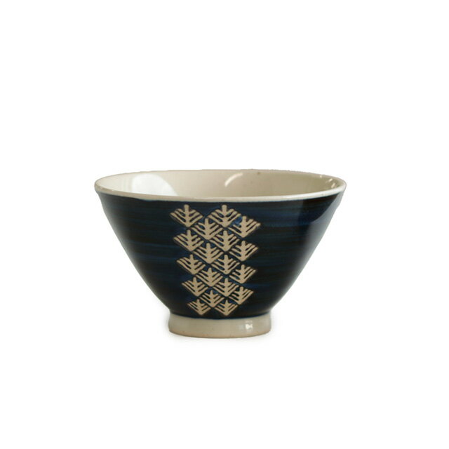 Maturite こぎん 茶碗大 ネイビー 0014KGN001(茶碗 大 男性用 おしゃれ 和モダン 波佐見焼 器 和食器 お茶碗 食洗機 日本製 プレゼント ギフト 一人暮らし 男性 父の日 かわいい)