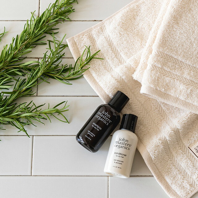 john masters organics ジョンマスターオーガニック ギフトセット JS2775(ギフト タオルギフト フェイスタオル シャンプー コンディショナー ヘアケア タオル ギフト おしゃれ ブランド 内祝い 人気 ブラシ ヘアケアセット 送別会 女性 男性 タオルセット ギフトタオル) 3