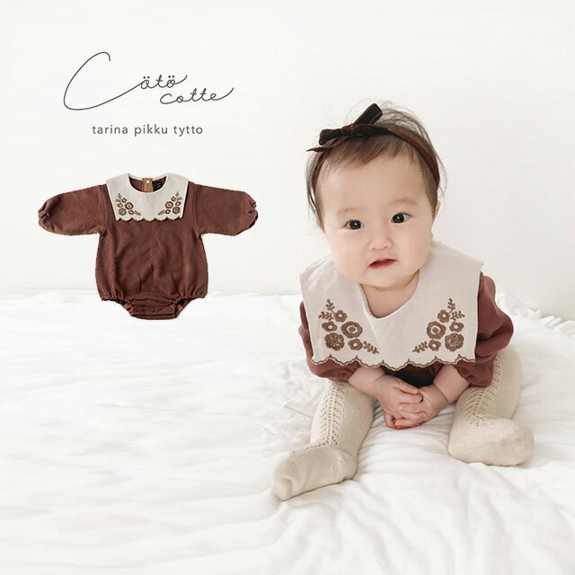 coto cotte セーラー刺繍ボディスーツ 722-072205(ベビー服 女の子 70 おしゃれ ブランド 秋 ボディースーツ 長袖 出産祝い 赤ちゃん 韓国風 服 かわいい 女 人気 お洒落 70cm 6ヶ月)のサムネイル