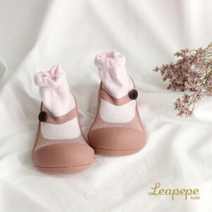 Leapepe×Attipas レアペペ×アティパス ベビーシューズ 20-2002(赤ちゃん 靴 ベビー シューズ ファースト 出産祝い ソックスシューズ プレゼント おしゃれ フォーマル かわいい 結婚式 女の子)