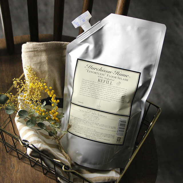 Murchison-Hume マーチソン・ヒューム “エフォートレス”フロアー スプラッシュ レフィル 700mL(マーチソンヒューム 床 洗剤 詰め替え クリーナー 床掃除 おしゃれ 人気 拭き掃除 ギフト フロアクリーナー フロアークリーナー フローリング 詰め替え用 )のサムネイル