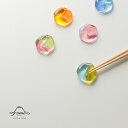 TOMICRAFT 江戸硝子 えどぴかる 六角箸置き(箸置き はし置き おしゃれ 可愛い ガラス ガラス製 ガラス食器 カトラリーレスト 和 和風 単品 硝子 ...