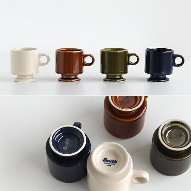 Smith 脚付き スタッキング マグ(マグカップ 北欧 おしゃれ かわいい ブランド コーヒーカップ レトロ 日本製 磁器 食洗機対応 レンジ対応 食洗器 食器 ロゴ入り ギフト プレゼント 人気 シンプル おすすめ アンティーク カフェ 風 喫茶店 ゴブレットマグ) favras-10002342 FAVRAS/ファブラス 雑貨&ギフト サンプル画像3