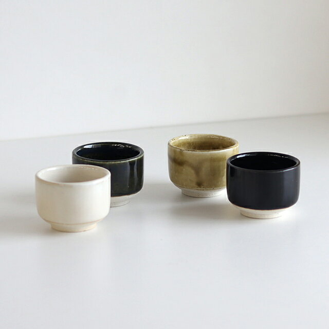FAVRAS/ファブラス 雑貨&ギフトのHeuge ぐい呑み 2個セット(猪口 お猪口 酒器 酒器セット 結婚祝い ペア食器 セット お猪口セット ペア 盃 食器セット 陶器 和食器 日本酒 焼酎 食器 小鉢 食洗器対応 男性 女性 美濃焼 和 和風 おしゃれ オシャレ かっこいい 器)｜アングル3