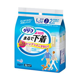 花王 リリーフ パンツタイプ 超うす型まるで下着 L〜LLサイズ 3枚×16セット Kao Relief 4901301267658