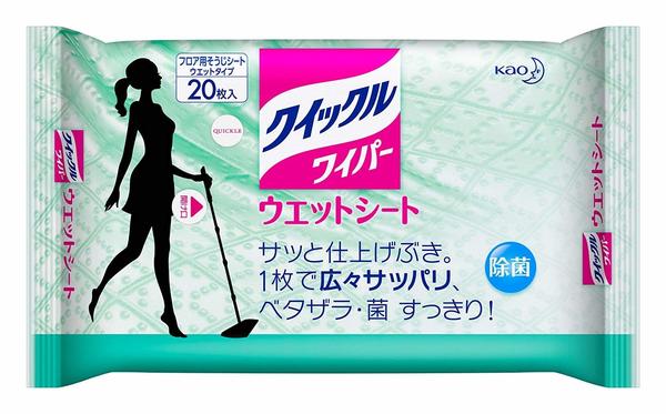 タフなウエット、1枚で広々サッパリ！ 洗浄液を含んだ、フローリングやビニール床用おそうじシート。 3層構造の厚手シートから洗浄成分が適量徐々に出てくるので、1枚で広々お掃除ができます。 洗浄成分の働きで、食べこぼし・砂ボコリ・皮脂汚れをスッキリ落とします。 ふいた後はベタつきがなく、サラッとした仕上がり。 除菌剤配合で、部屋中いつでも清潔除菌。 使用の目安は、シート1枚（両面）で約10畳です。 香りが残らないタイプ。 【フロア用そうじシート（ウエットタイプ）】 内容量：20枚×10個セット【広告文責】英雄伝説株式会社 Tel：03-6717-4644 メーカー欠品や廃番によって商品をご用意できない場合がございます。 リニューアルなどにより商品画像と実際のパッケージデザインが異なる場合がございます。 予めご了承下さい。　