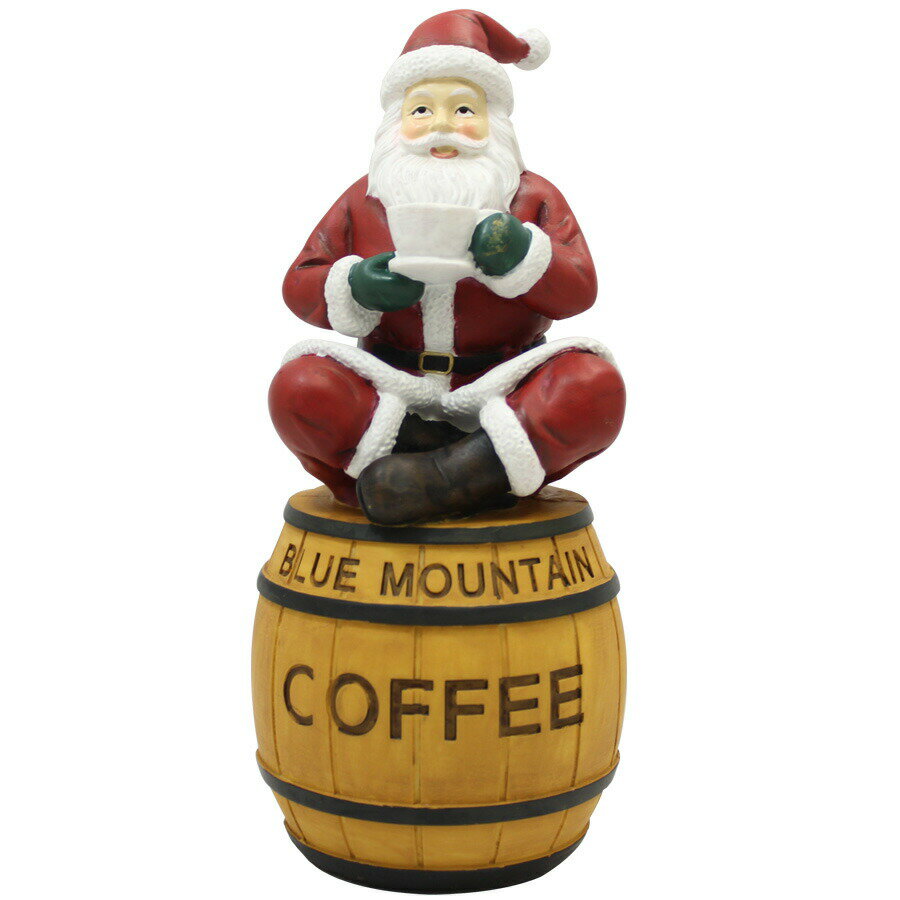 ほろ酔いサンタ いっぷくサンタ ワインサンタ カフェサンタ サンタクロース フィギュア クリスマス シュール 飾り 置物 サンタ かわいい カフェ ワインバー インテリア 雑貨のサムネイル