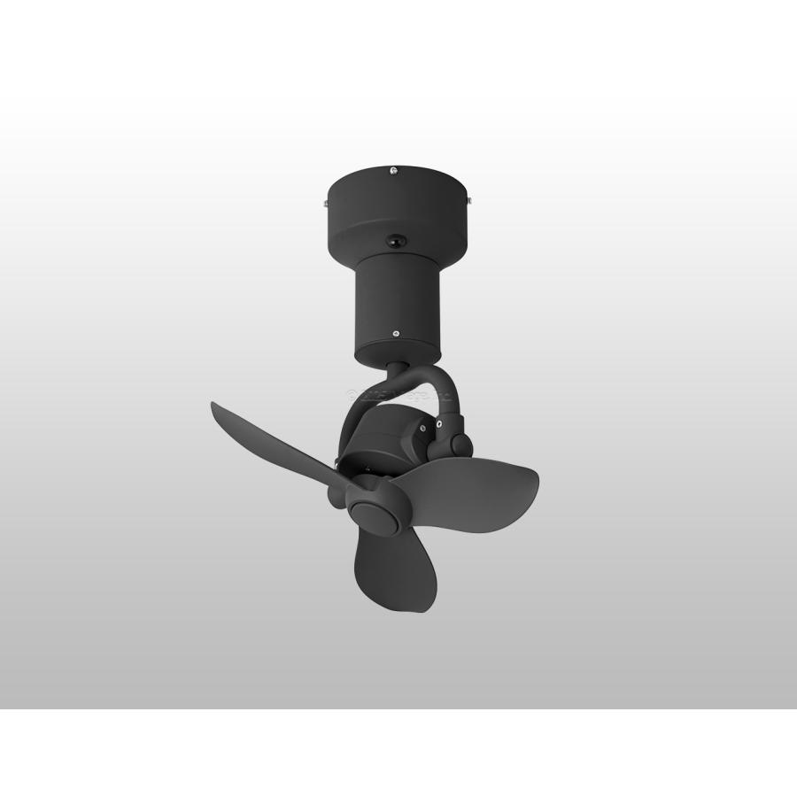 長期保証 3D CEILING FAN #341028(BK) 小型 軽量 DCモーター BRID[メルクロス] シ...