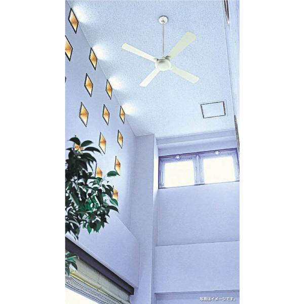【全品3年保証】 シーリングファン KGC012 照明無し ファン AC 吹き抜け/傾斜・勾配天井(ロフト付) 傾斜 天井 エアコン インテリア・家具・収納 モダン おしゃれ おすすめ ホワイト AC モーター [2]