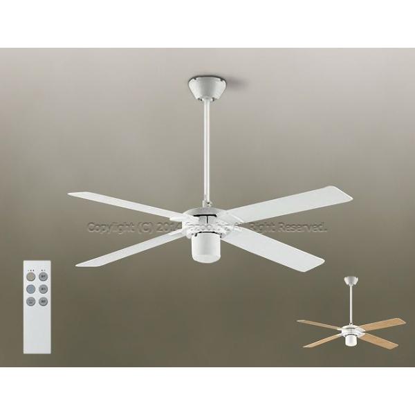 【全品3年保証】 シーリングファン DBC076 照明無し ファン AC 吹き抜け/傾斜・勾配天井(ロフト付) 傾斜 天井 エアコン リモコン付き インテリア・家具・収納 モダン おしゃれ おすすめ ホワイト AC モーター [2]