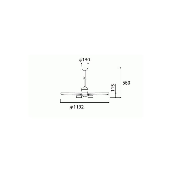 【全品3年保証】 シーリングファン シーリングファンライト OCB311 照明 ファン LED DC 国産 天井照明 照明器具 吹き抜け/傾斜・勾配天井(ロフト付) 傾斜 天井 エアコン リモコン付き インテリア・家具・収納 ライト・照明器具 天井照明 [3]