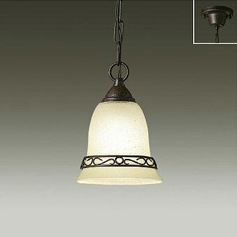 [簡易取付 非調光 電球色] ブラックアンティーク | ダイコー製ペンダントライト