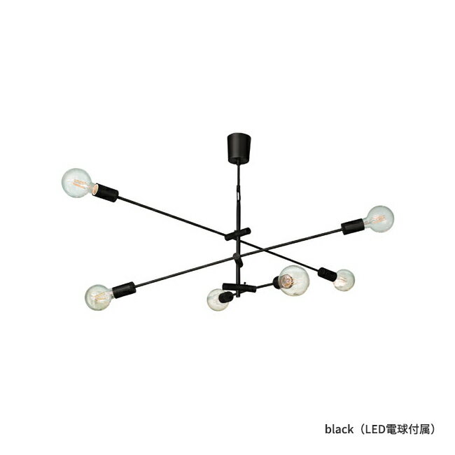 乐天商城 - [簡易取付 非調光 電球色] 6灯 ブラック | ディクラッセ製ペンダントライト