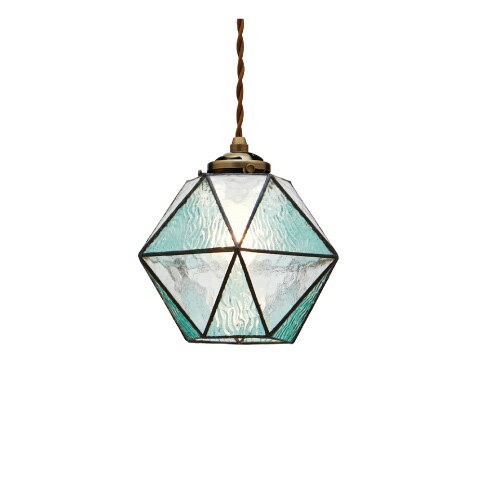 [簡易取付 電球色] ブルー | インターフォルム製ペンダントライト