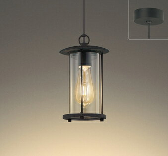 [直付取付 調光・非調色 電球色] 黒色チヂミ | オーデリック製ペンダントライト