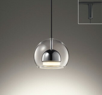 [レール取付 調光・調色 調色可] クリア×クローム | オーデリック製ペンダントライト(3)