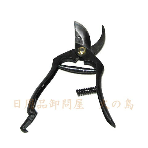 *【送料無料】（沖縄県を除く）光月作　剪定鋏A型（曲柄）180mm　クッション付　金...