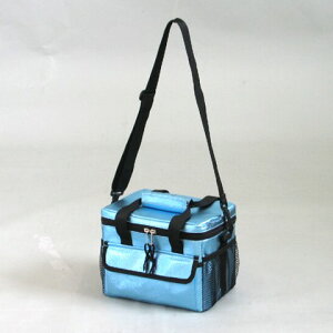 AS ソフトクーラーバッグ SCB-5 5.5L ブルー ショルダーベルト付き