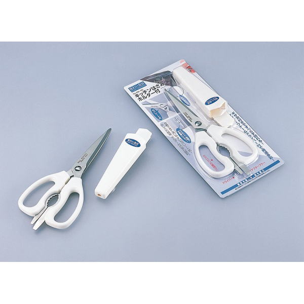 味わい食房　キッチンバサミ　ホルダー付　ASK-402