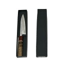 【送料無料】越前数馬作 V10ダマスカス鋼 雪月花 ペティナイフ135mm RGW八角柄 621006 202311