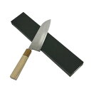 【送料無料】越前数馬作 ステンV1鋼鎚目打 五月雨 三徳包丁170mm 桜/アッシュ八角柄 620912 202503
