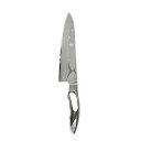 【送料無料】越前数馬作 VG10×17層ダマスカス 飛雲 牛刀210mm SLWハンドル 660709 202504