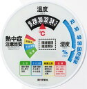 【送料無料】(沖縄県を除く)屋内用 熱中症注意目安付 温度・湿度計 TM-2486