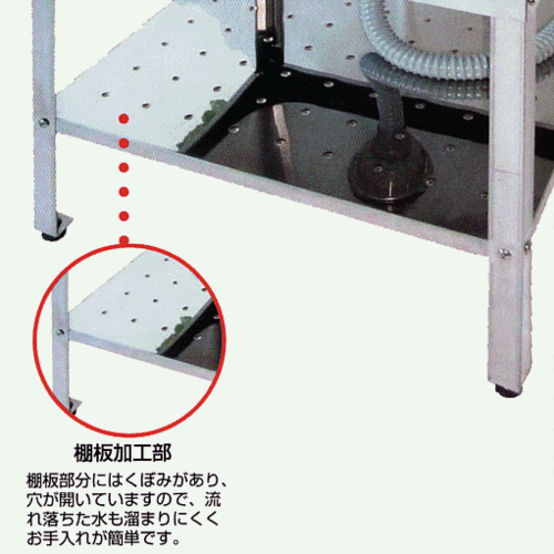 【送料無料】（沖縄県を除く）アウトドアキッチン　ステンレス流し台　60cm　SK-0600 3